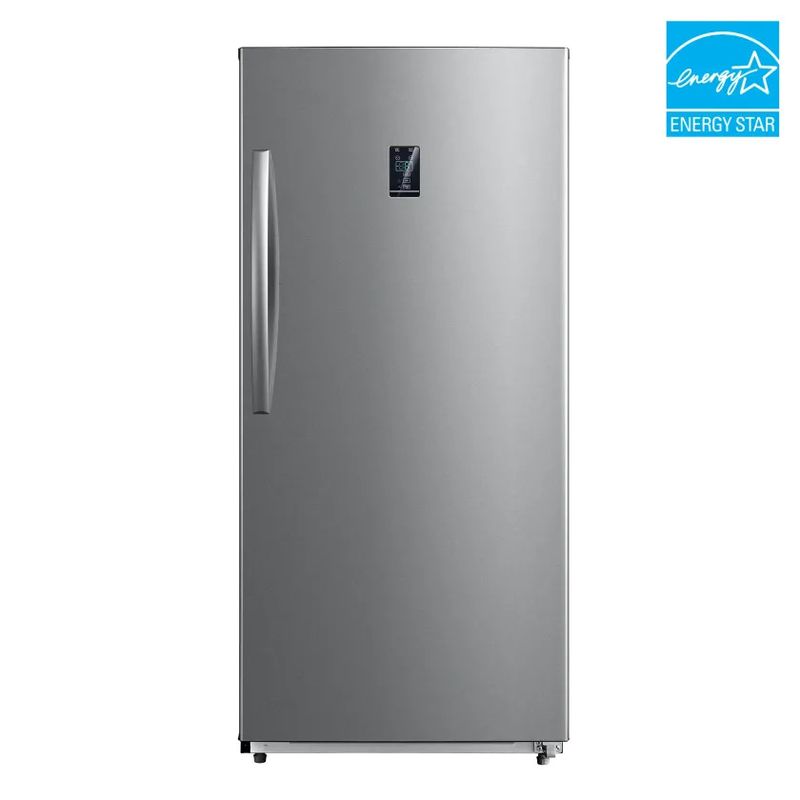 Element 13.8 Cu. Ft. Stainless Steel Upright Convertible Freezer/Refrigerator – ENERGY STAR® (Model EUF14CEC)