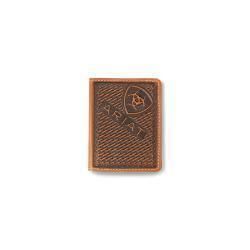 Ariat Bifold Flip Sunburst Basketweave BR A3556902 Ariat Bifold Flip Sunburst Basketweave BR A3556902