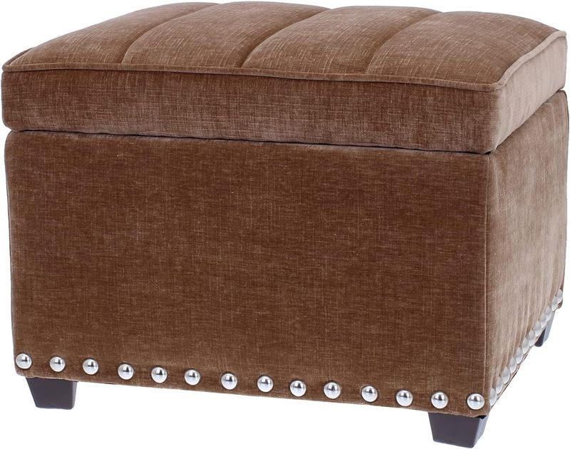 Caravel Storage Ottoman Ginger (444160)