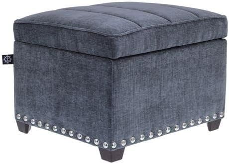 Caravel Storage Ottoman Charcoal (444170)
