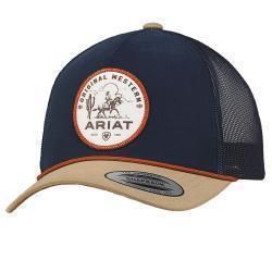 Ariat Mens Cap Snap Back Desert Scene Patch Navy A300089103 Ariat Mens Cap Snap Back Desert Scene Patch Navy A300089103