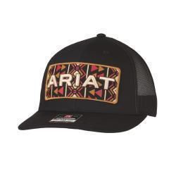 Ariat Ladies Cap Southwestern Print Patch Black A300085201
