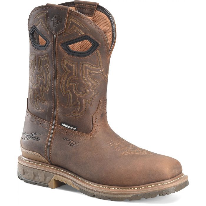 Double-H Phantom Rider Stanton 11" Waterproof Composite Toe Roper – Brown (PH5010)