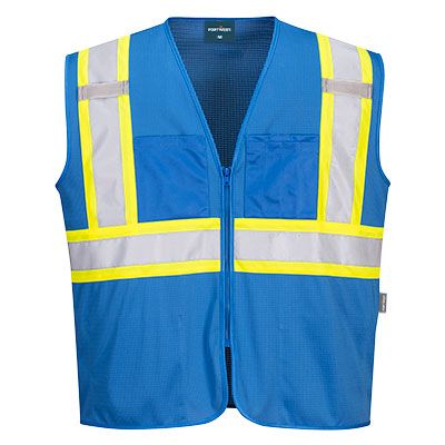 Portwest NON-FR Iona Plus Enhanced Mesh Zipped Vest- US391