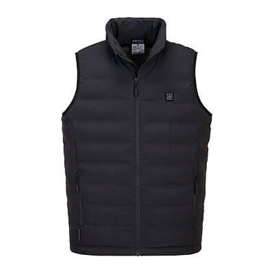 Portwest Ultrasonic Heated Tunnel Bodywarmer, Black- S558