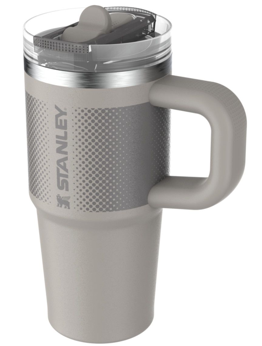 STANLEY THE FLIP STRAW QUENCHER PROTOUR TUMBLER STANLEY THE FLIP STRAW QUENCHER PROTOUR TUMBLER, Color: Ash Fade, Size: 14 OZ
