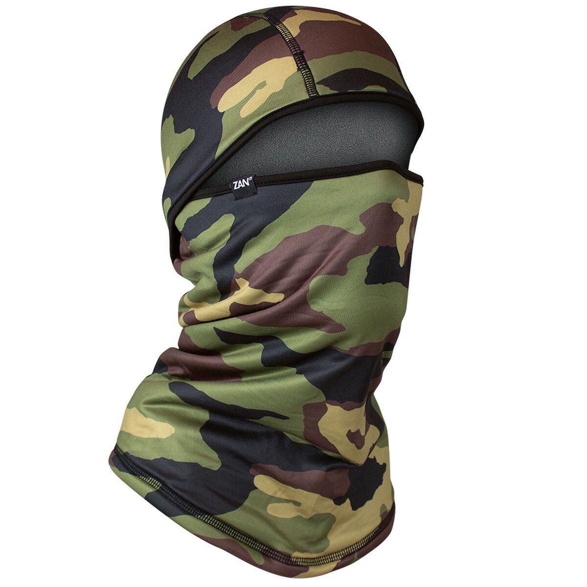 Zan Headgear Sportflex Seriers Microfleece Balaclava Zan Headgear Sportflex Seriers Microfleece Balaclava, Color: Camo WBSF118