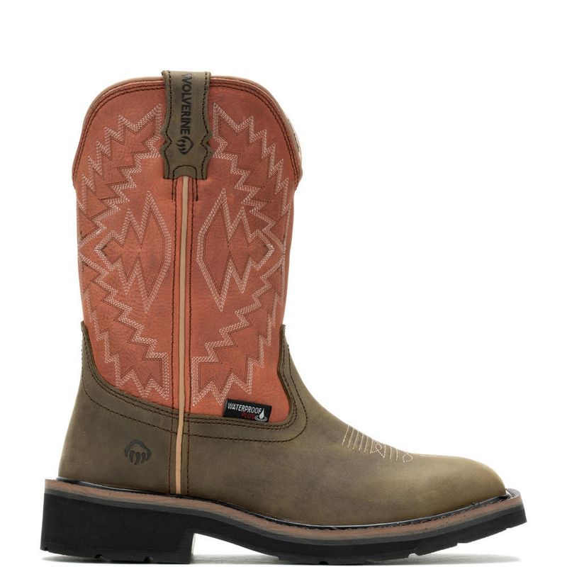 Wolverine Women's Rancher Arrow WP Steel-Toe 10 IN, Rose- W241052