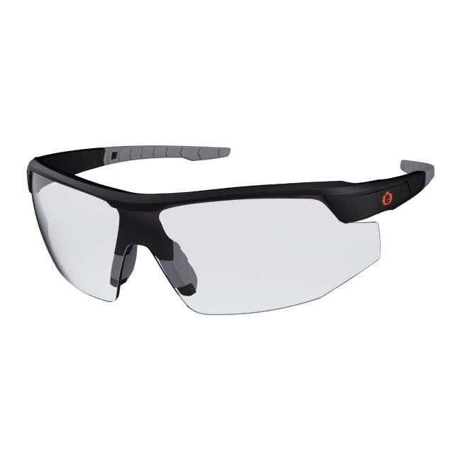 Skoll-Af Matte Black Frame Clear Lens Anti Fog Safety Glasses 59003