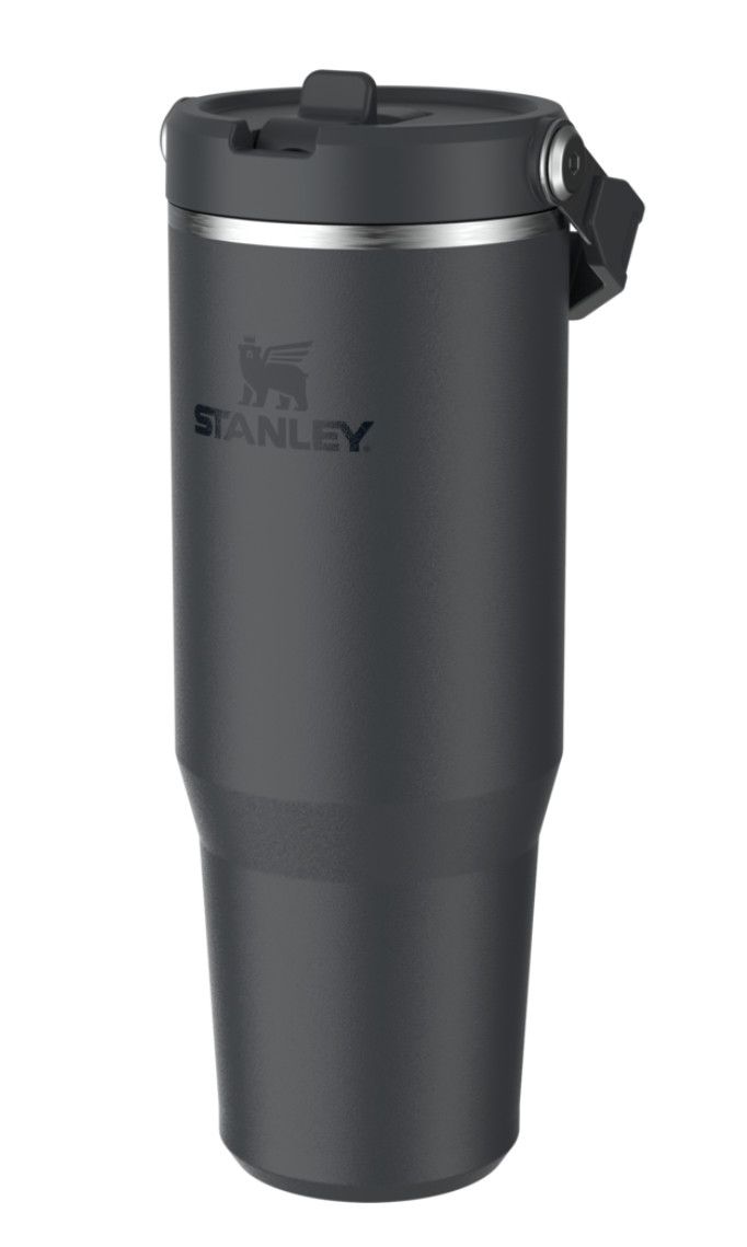 STANLEY The IceFlow Flip Straw 2.0 Tumbler 30oz, Color: Black