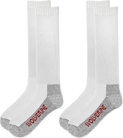 Wolverine Over The Calf Steel Toe Cotton Sock- WWM40000O2