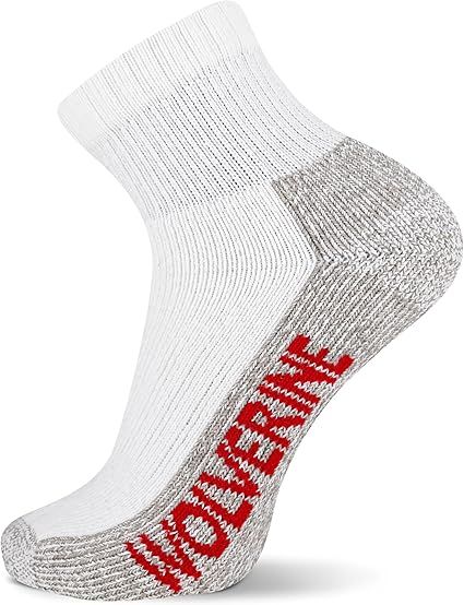 Wolverine Quarter Steel-Toe Cotton Sock- WWM40002Q2