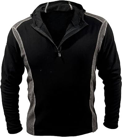 Frontline IFR Men's FR Hooded 1/4 Zip Fleece Sweatshirt FLF365HZ