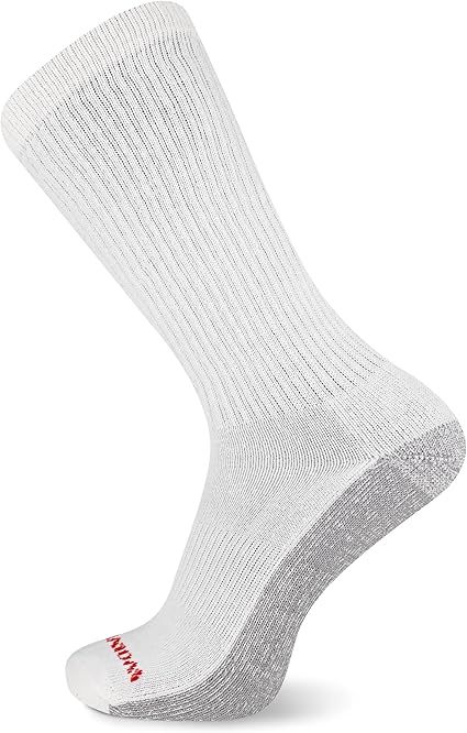 WOLVERINE COTTON COMFORT STEEL-TOE SOCK CREW WWM40005C6 WOLVERINE COTTON COMFORT STEEL-TOE SOCK CREW WWM40005C6