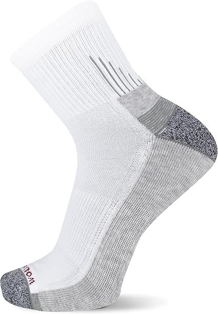 WOLVERINE PERFORMANCE WORK QUARTER WWM40011Q6, Color: WHITE, Size: M