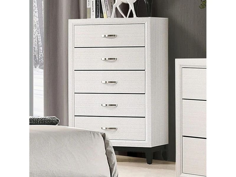 Errico White Chest – Contemporary (Model FM7215WH-C)