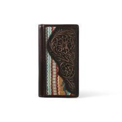 Ariat Rodeo Wallet Tooled Rug Brown A3552002 Ariat Rodeo Wallet Tooled Rug Brown A3552002