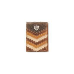 Ariat Mens Trifold Style Wallet Chevron Patchwork Multicolor A3563797