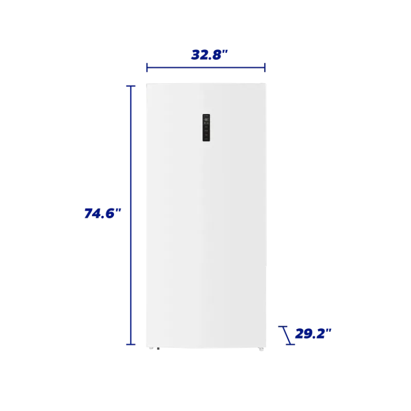 Element 21.2 Cu. Ft. White Upright Convertible Freezer/Refrigerator – ENERGY STAR® (Model EHUF21CECW)