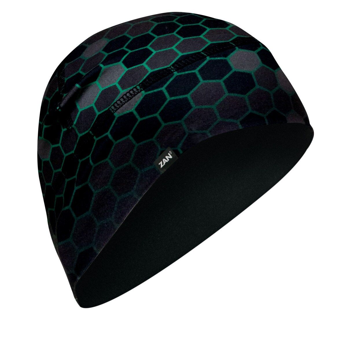 Zan Helmet Liner/Beanie Sportflex UPF50+ Series Zan Helmet Liner/Beanie Sportflex UPF50+ Series, Color: Zan Carbon Hex WHLL146