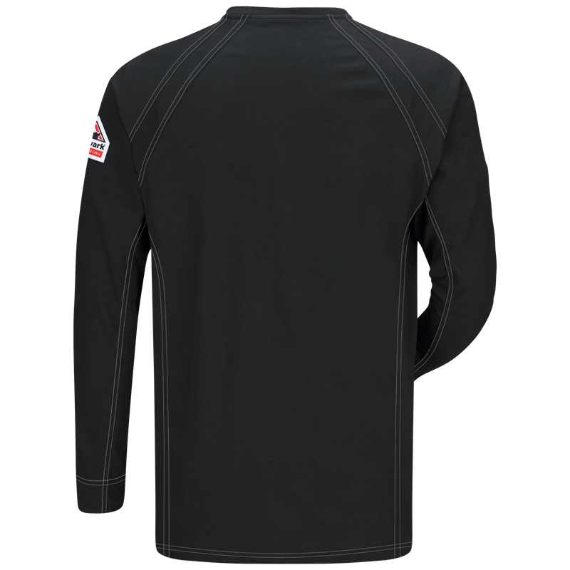 **Bulwark iQ Series® Comfort Knit Men's FR Henley QT20BK
