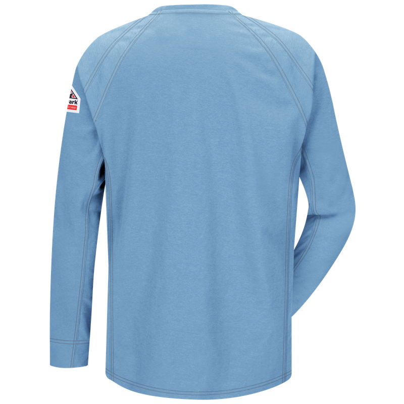 **Bulwark iQ Series® Comfort Knit Men's FR Long Sleeve T-Shirt QT32BL