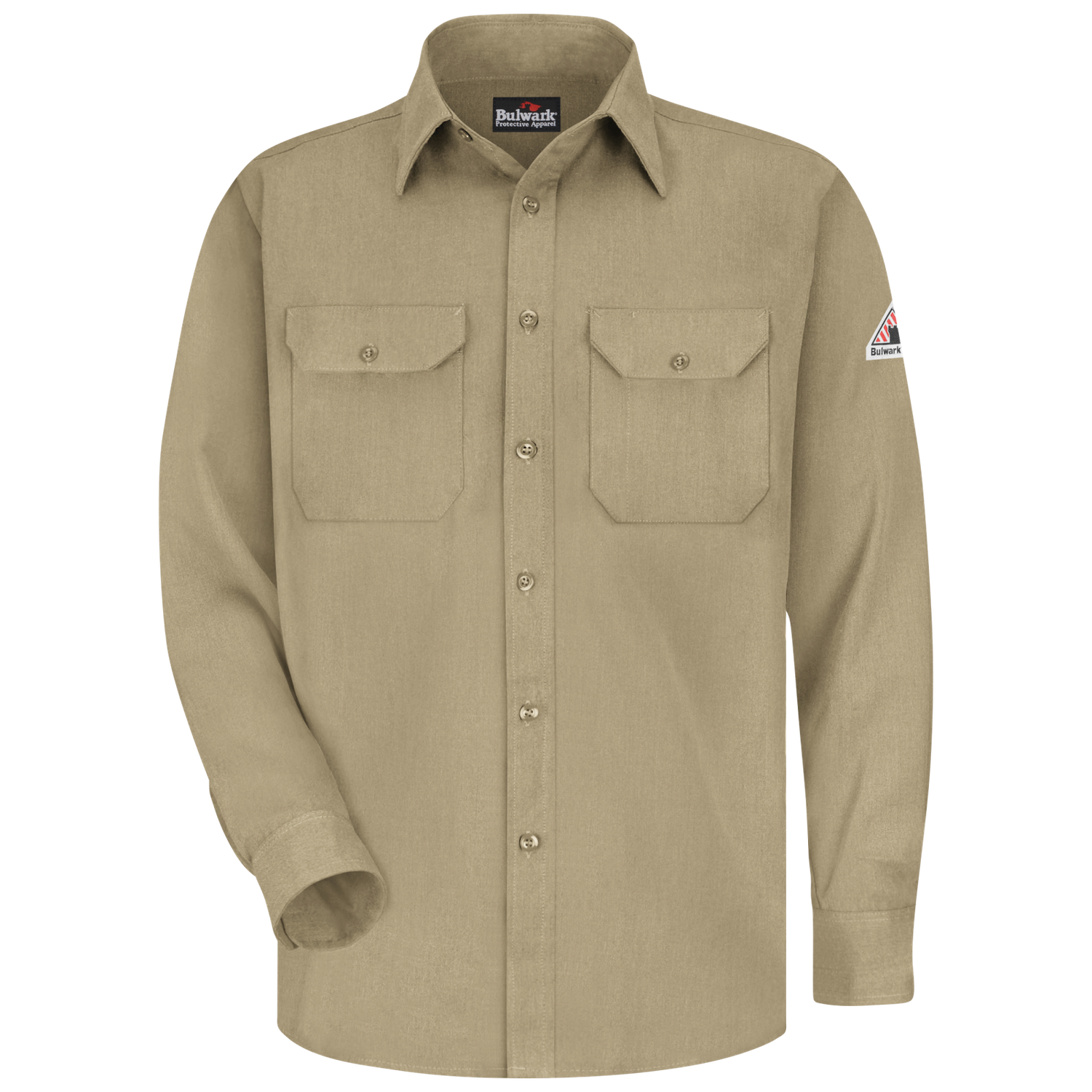 **Bulwark Men's Lightweight FR Uniform Shirt SMU4KH **Bulwark Men's Lightweight FR Uniform Shirt SMU4KH