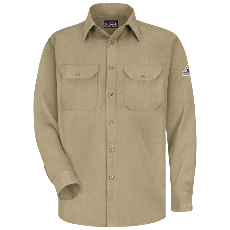 **Bulwark Men's Lightweight FR Uniform Shirt SMU4KH