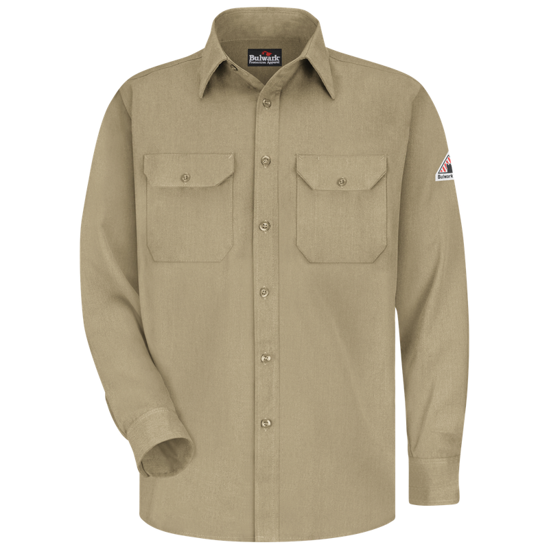 **Bulwark Men's Lightweight FR Uniform Shirt SMU4KH