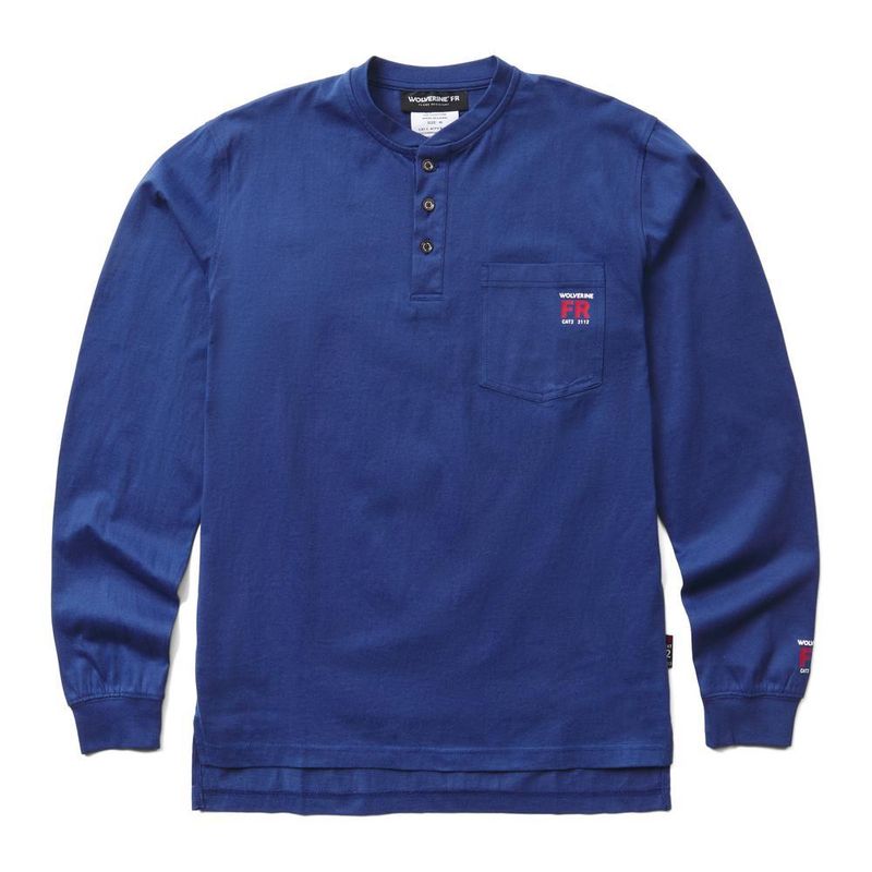 Wolverine Built Light FR LS Henley- W1212410