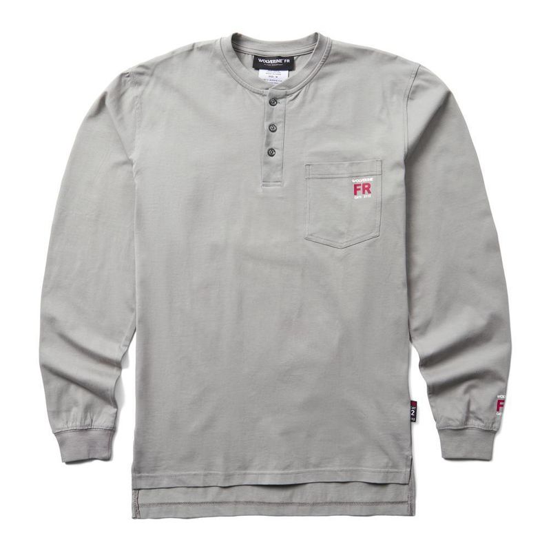 Wolverine Built Light FR LS Henley- W1212410