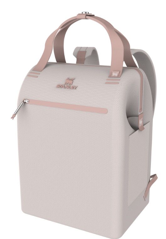 STANLEY The All Day Madeleine Mini Cooler Backpack 14 qt, Color: Rose Quartz