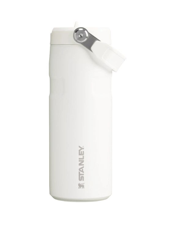 STANLEY The IceFlow Flip Straw 2.0 Bottle 16 oz, Color: Frost