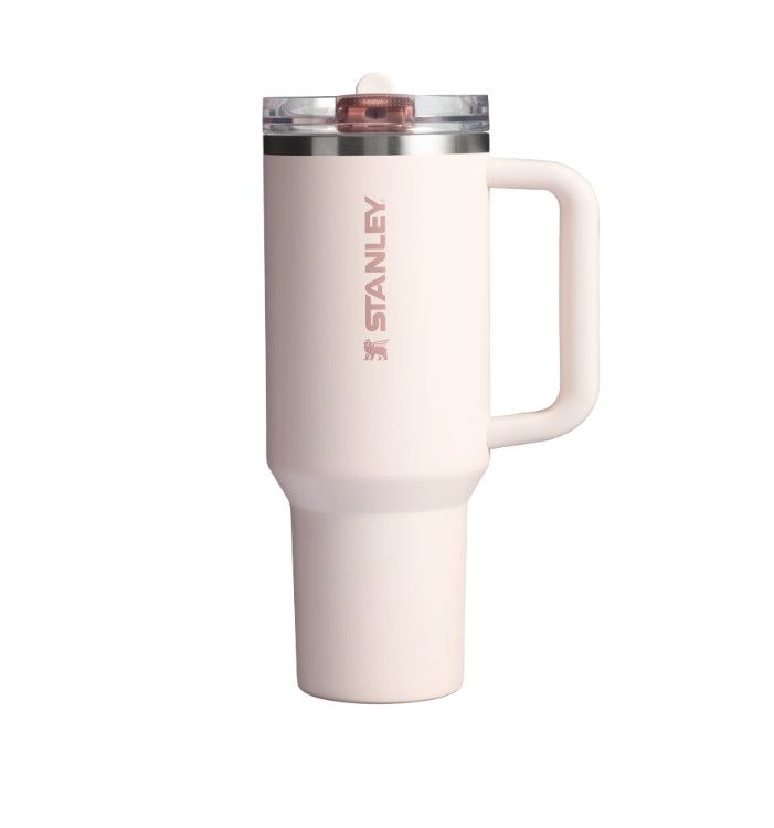 STANLEY The Quencher ProTour Flip Straw Tumbler 40 oz STANLEY The Quencher ProTour Flip Straw Tumbler 40 oz, Color: Rose Quartz