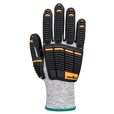 Portwest Impact C13 Nitrile Foam Glove A3 Gray/Black A718