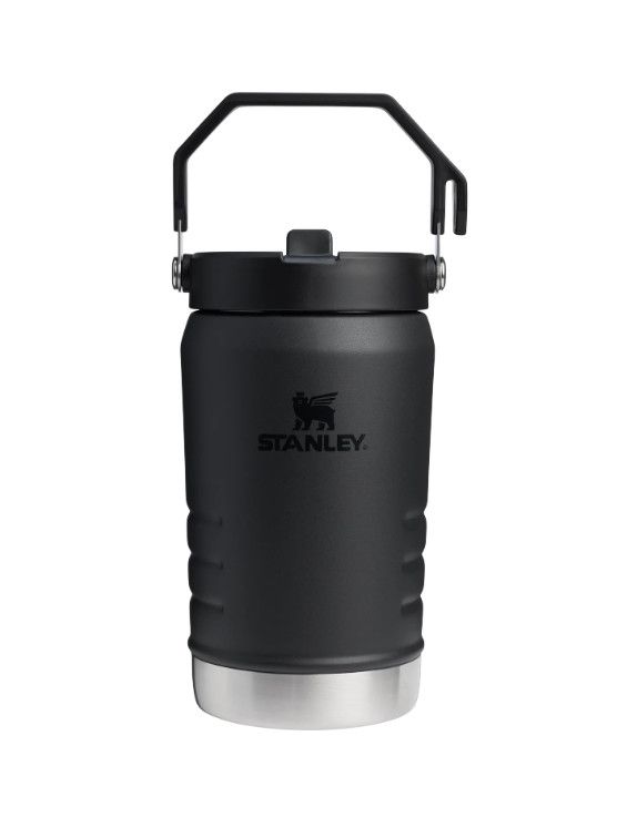 Stanley The IceFlow  Flip Straw 2.0 Jug 40oz, Color: Black 2.0