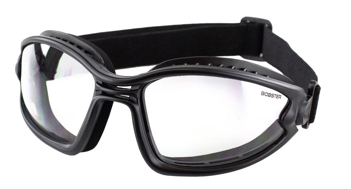 Bobster Ballast, Color: black frame clear lens
