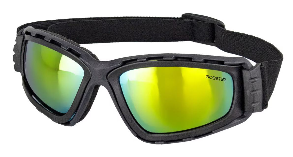 Bobster Freedive Goggle, Color: Matte Black Frame Bronze  W/ Silver Reflective Lens BFD001