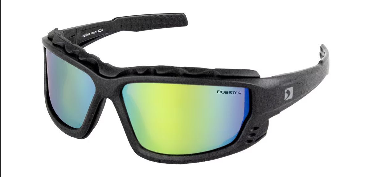 Bobster PCH Bobster PCH, Color: Black Frame Bronze W/Yellow Blue Mirror Lens Convertible BPCH001