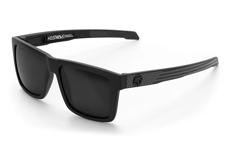 Heatwave Performance Vise Z87+ Sunglasses: Black Frame / Polarized Black - Socom Arms