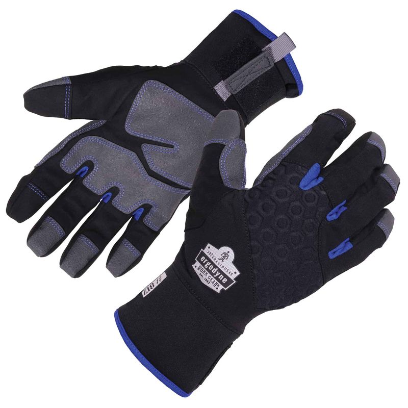 Ergodyne ProFlex 817 Thermal Winter Work Gloves - Reinforced Palms black