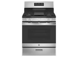 GE STNLS GAS RANGE W/GRIDDLE (JGBS66REKSS)