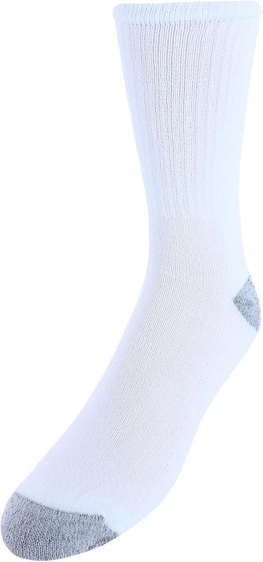 Sock Trends Men's Half Cushion Cotton Crew Socks, 10 Pair- TRM29006CXB001