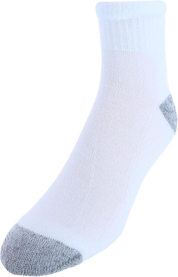 Sock Trends Men's Half Cushion Cotton Quarter Socks, 10 Pair- TRM29005QXB0001 Sock Trends Men's Half Cushion Cotton Quarter Socks, 10 Pair- TRM29005QXB0001