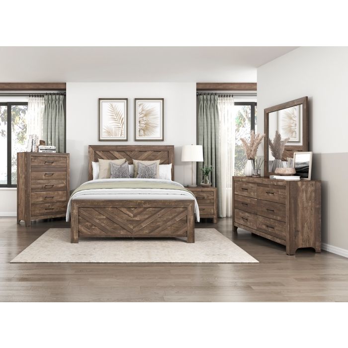 Corbin Brown 5-Drawer Chest (1534-9)