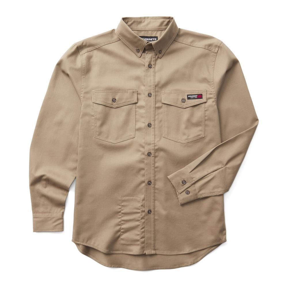 WOLVERINE FR LS TWILL SHIRT W1203320-236 WOLVERINE FR LS TWILL SHIRT W1203320-236