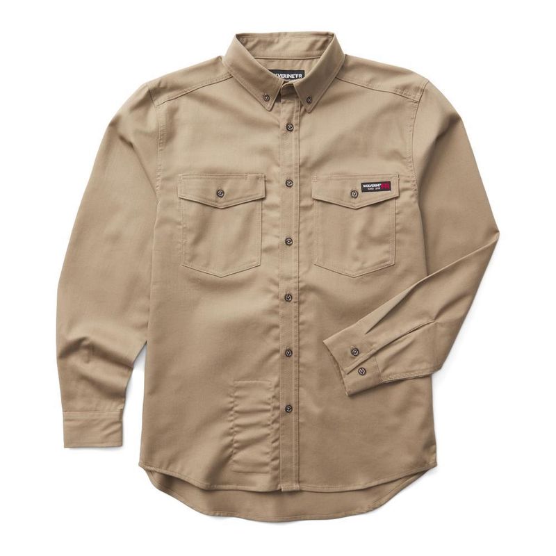 Wolverine FR LS Twill Shirt- W1203320-236
