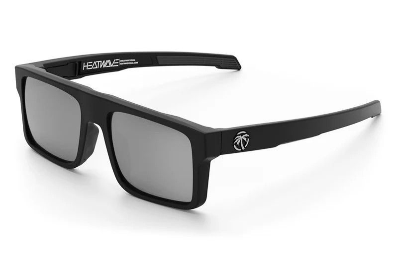 HEATWAVE Performance Rayth Z87+ Sunglasses: Black Frame/Polarized Silver HEATWAVE Performance Rayth Z87+ Sunglasses: Black Frame/Polarized Silver