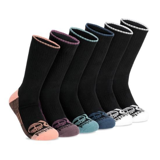 Timberland Pro Women's Crew Socks, 6 Pack- SP2003