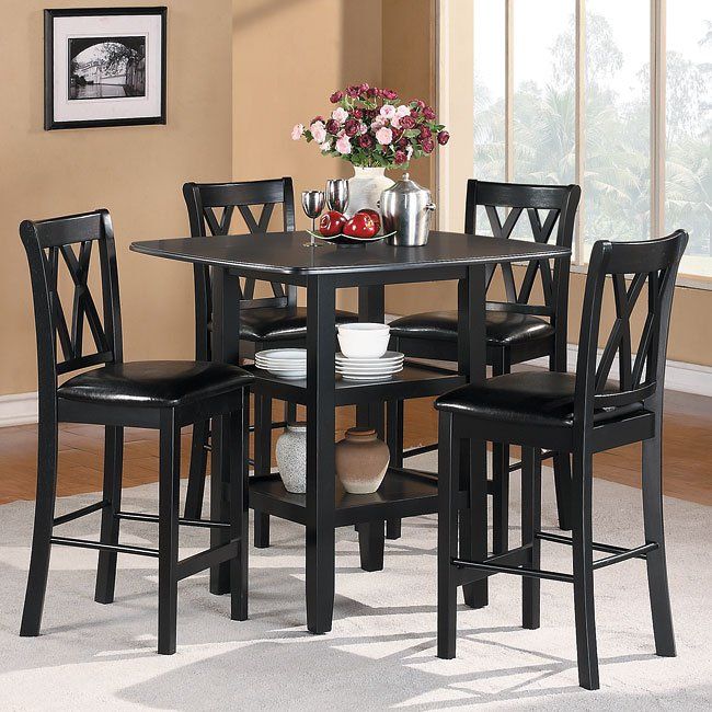 Norman Counter Height 5 pc. Dining Set (2514BK-36) Norman Counter Height 5 pc. Dining Set (2514BK-36)